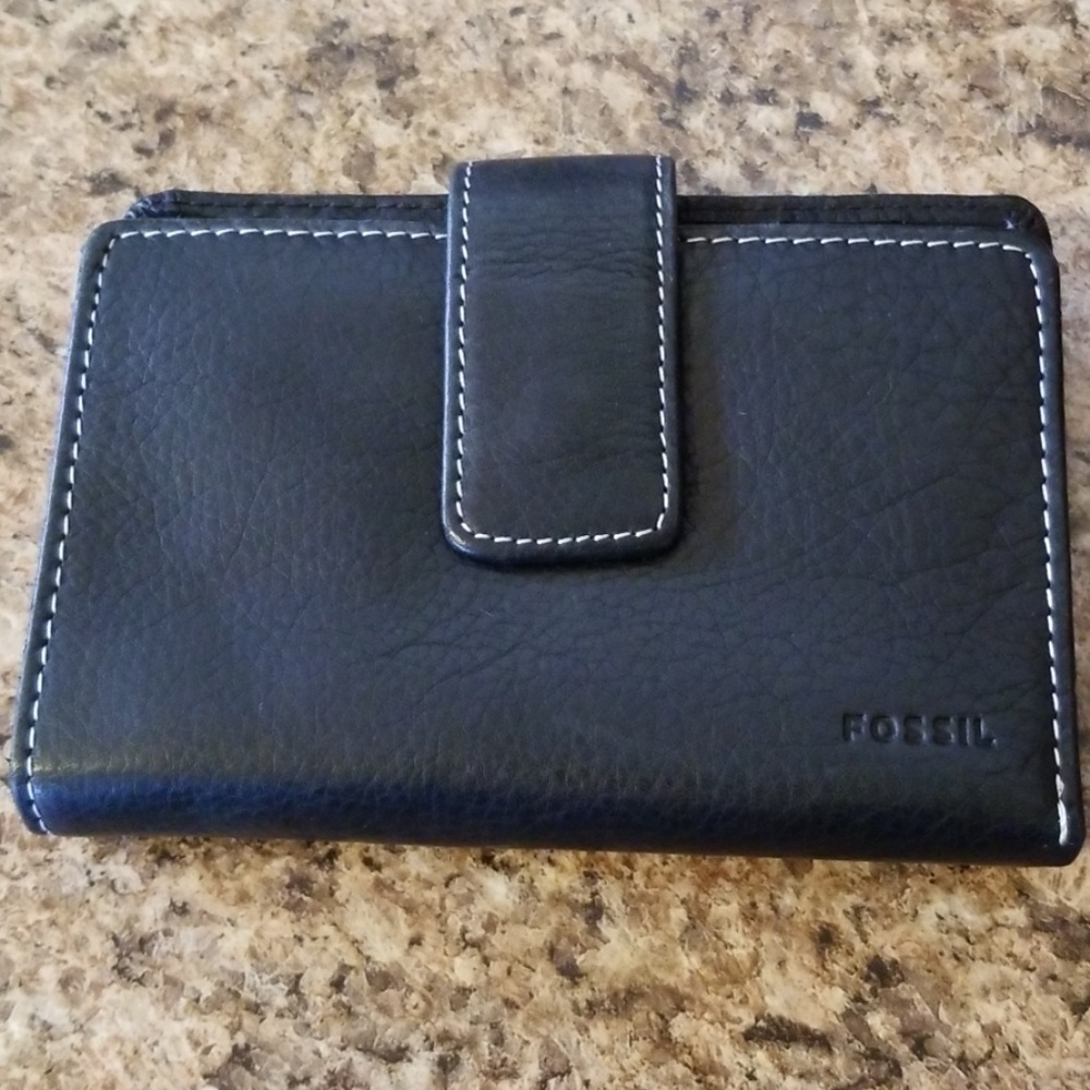 Fossil leather wallet